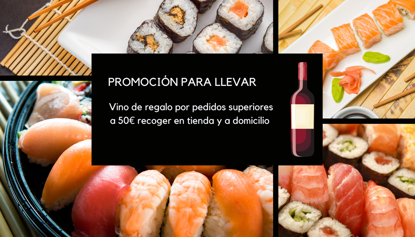 Delicioso sushi artesanal de 9K Vilanova